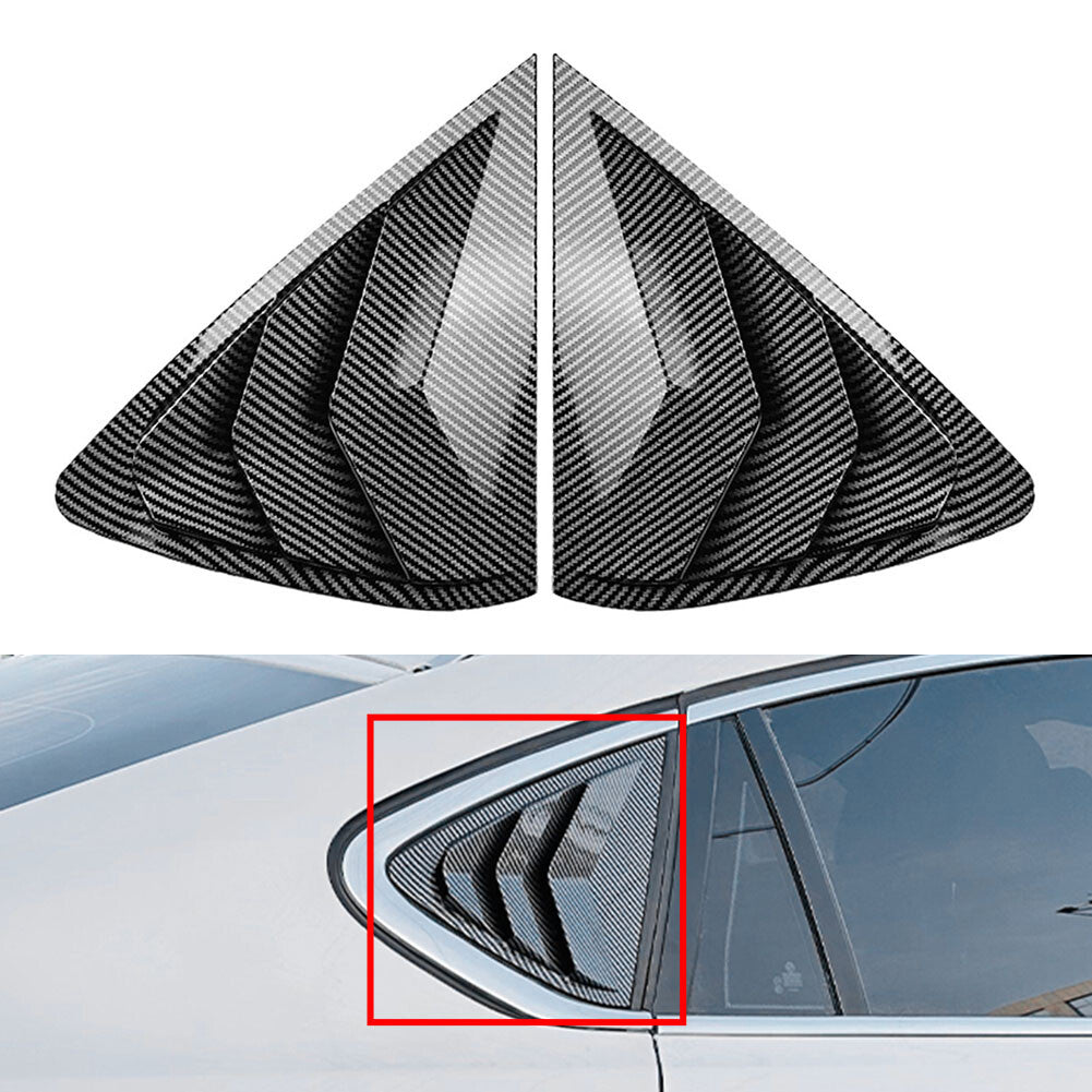 Rear Window Louver Vent Shade Shutter Cover for BMW X6 F16 2015-2019 18 19 15