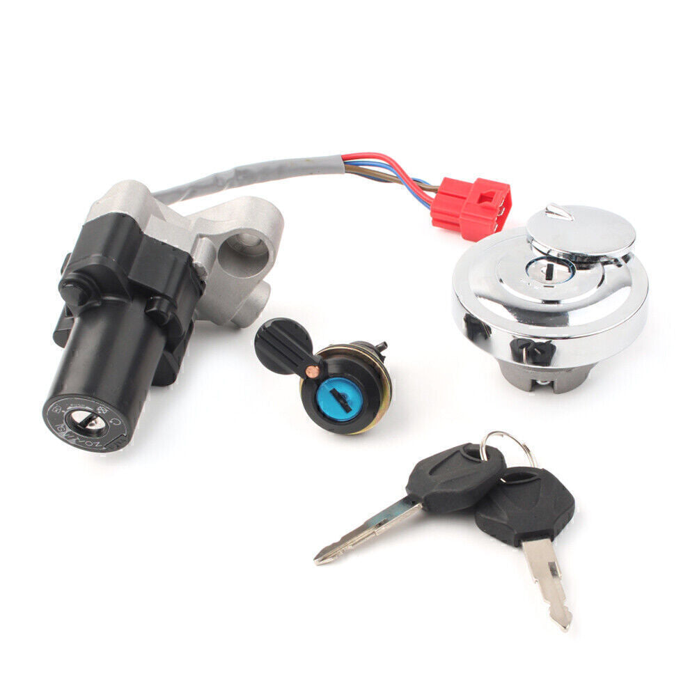 Fuel Gas Cap Ignition Switch for Seat Lock Set for Yamaha XVS1100 V-Star Silverado