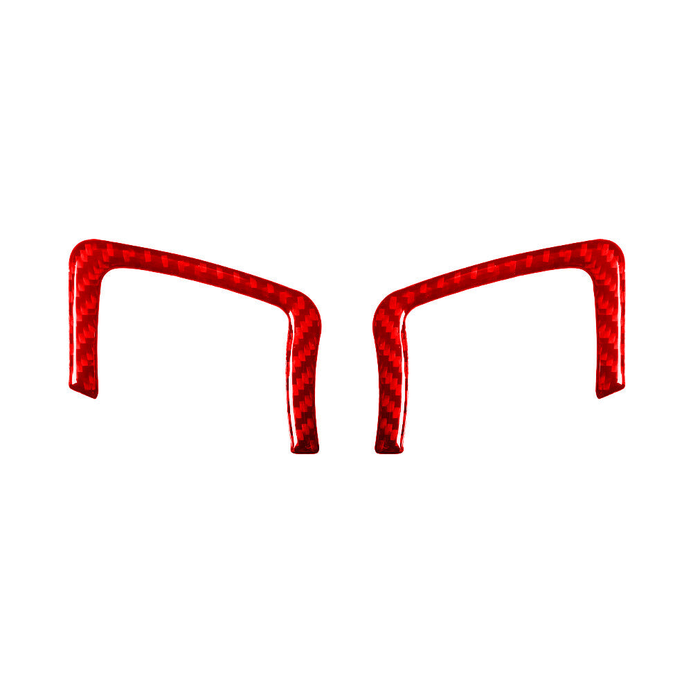 Carbon Fiber Interior Headlight Control Cover Trim for Acura TSX 2009-2014 v