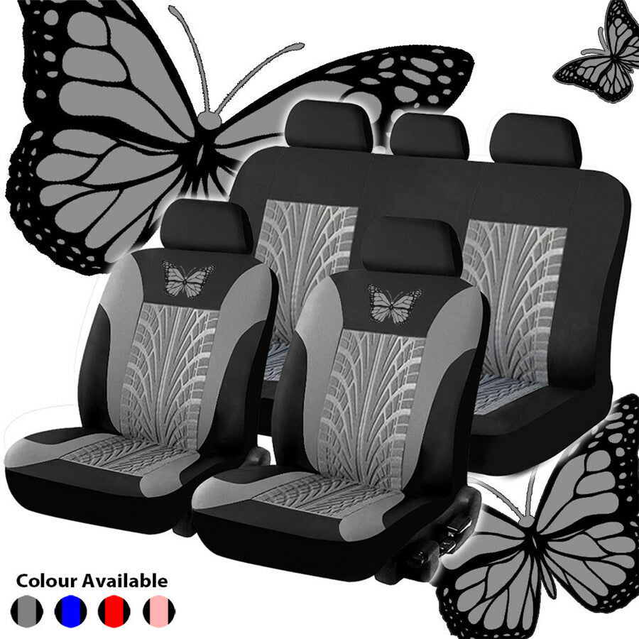 fit for honda for CIVIC Accord for Seat Cover Full Set 5- for Seat Front Rear Protectors 9pcs