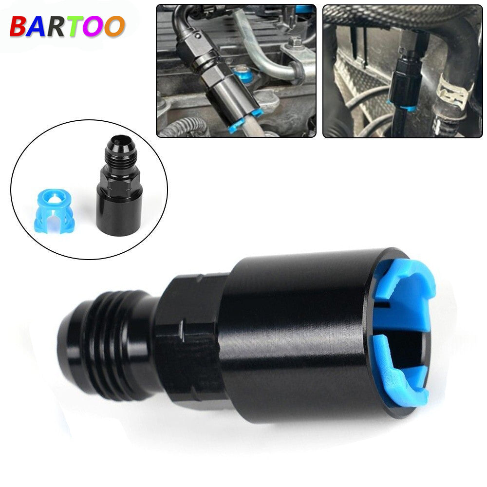 LS LS1 LS3 6AN to 3/8â€?Hose Quick Connect Fuel Rail Line Adapter Fittings Q