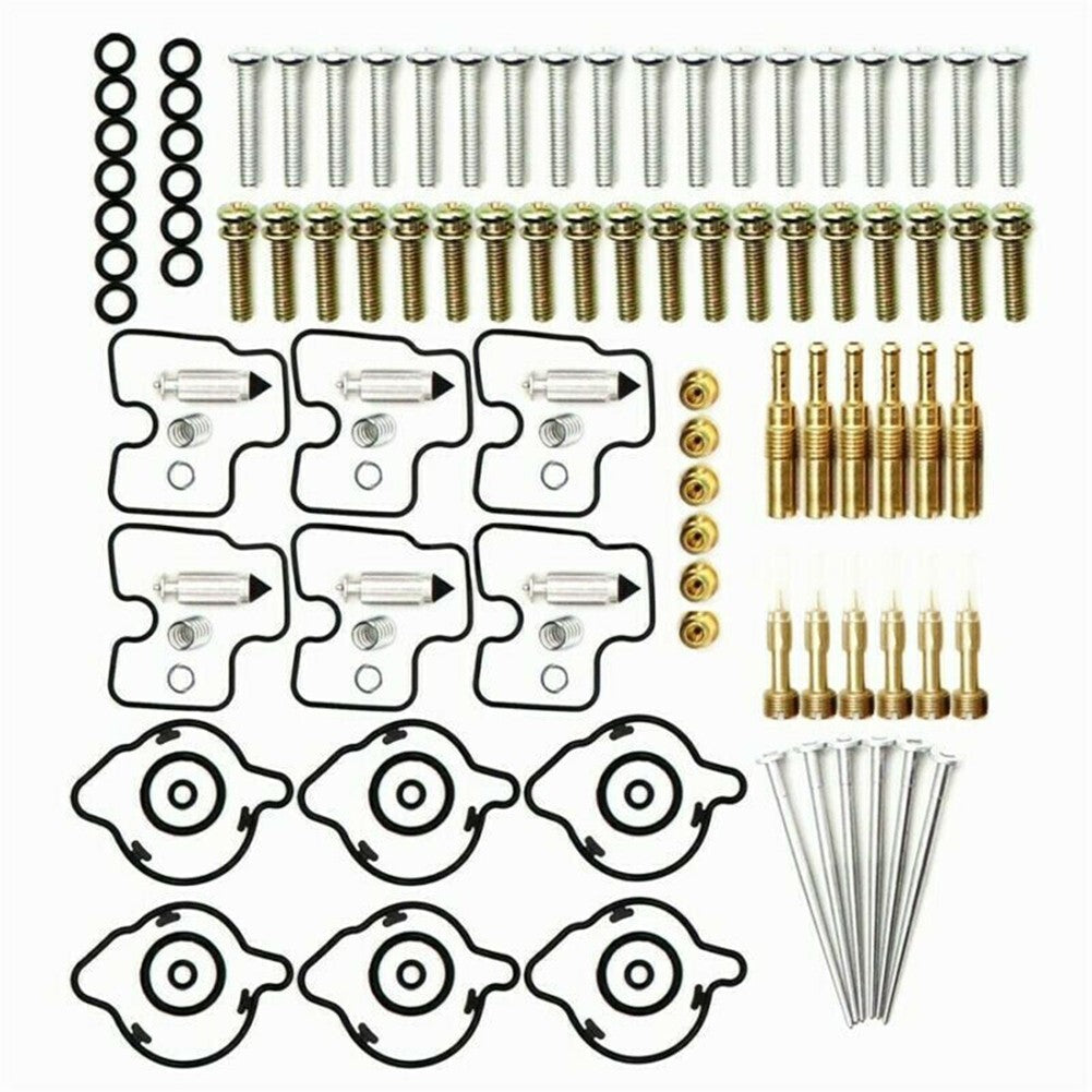 6x Carburetor Repair Kit For GL1500C GL1500CT Tour Valkyrie 1500 1997-2003