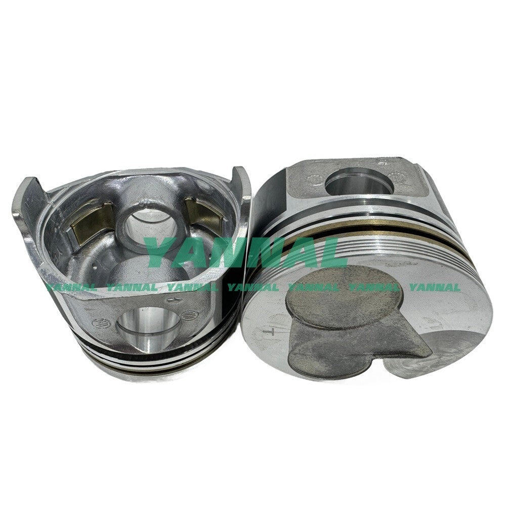 3-piece piston pack with piston rings + 0.5 mm for Kubota D1105 78 mm engine (oversized)