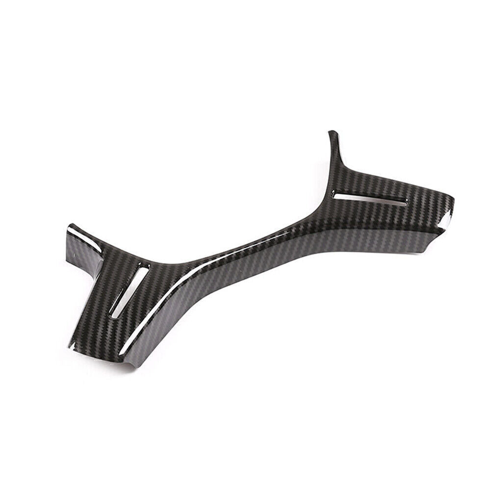 for Benz E GLK M Class W204 W212 C180 Carbon Steering Wheel Moulding Trim Cover Q