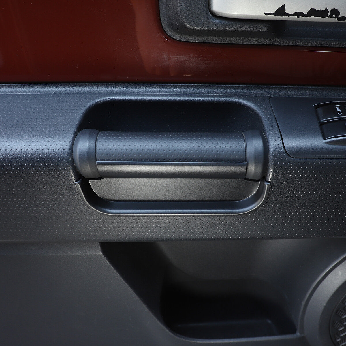 Oak exterior door glass lifting frame cover suitable for Tundra Sequoia 2022-23 - v