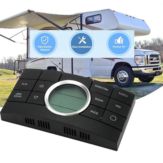 Black 10-Button? 3314082.000 RV Multi-Zone Comfort Control Center II Thermostat Q