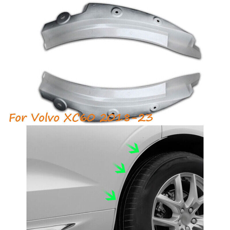 for Volvo XC60 2018-2023 Bright White Mud Flaps Splash Guards Fender Mudguard 2x