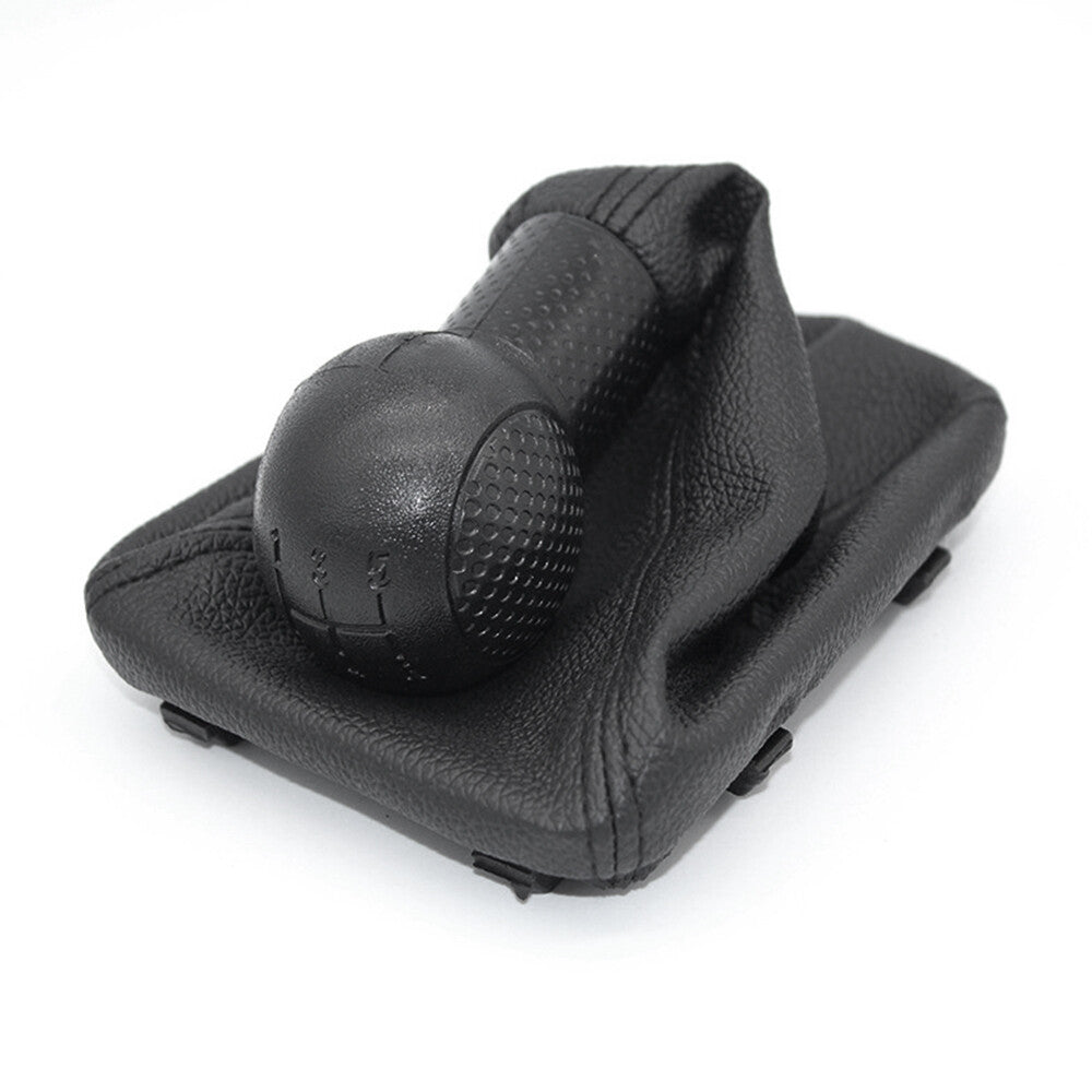 Leather Car 5-Speed Gear Shift Knife Lever Gear Boot Cover for 09-15 Sail- n