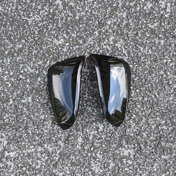 for Toyota 4Runner 2014-2022 Bright Black Side Mirrors Rearview Cover Trim 2PCS