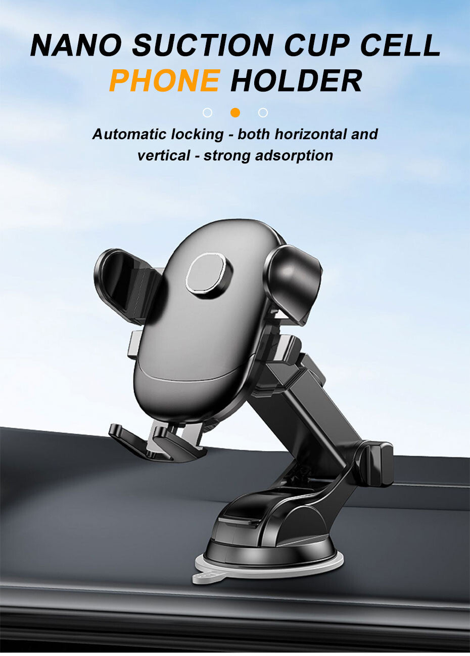 Adjustable Car Dashboard Mount Holder Sucker Stand For 3-7in GPS Mobile Phone