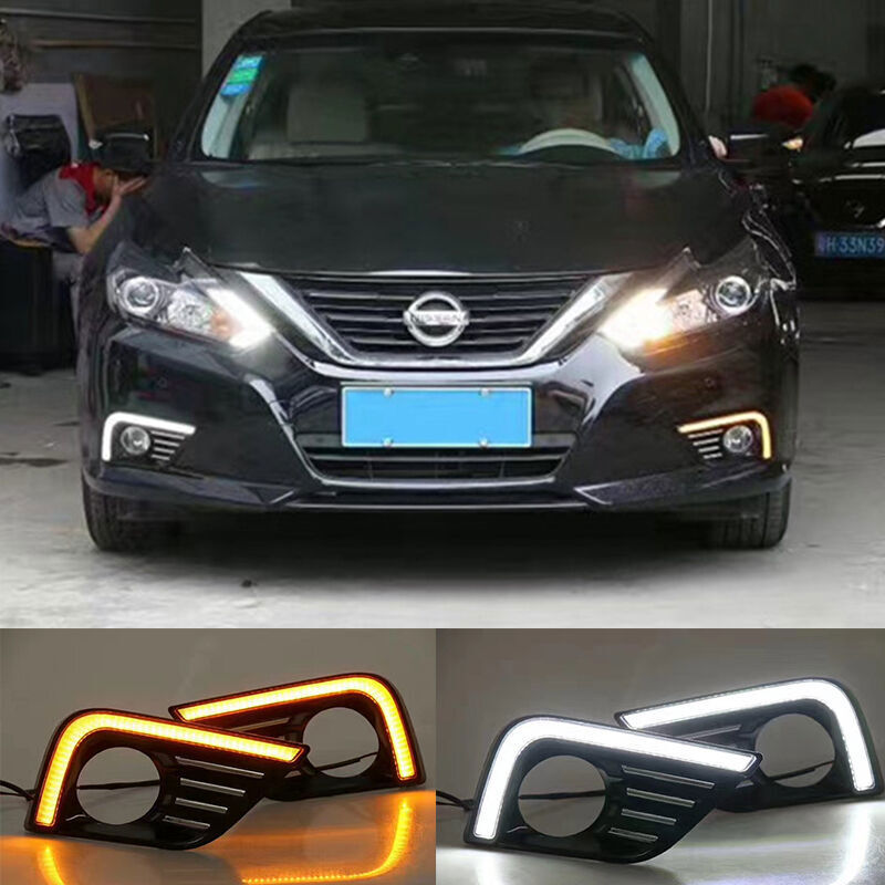 for Nissan Altima 2016-2018 LED Daytime Running Light Turn Signal Fog Lamp 1set