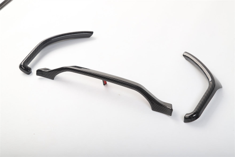 Carbon Fiber ABS Inner Dashboard Panel Decorative Trim Fit for Ford F150 2015-20