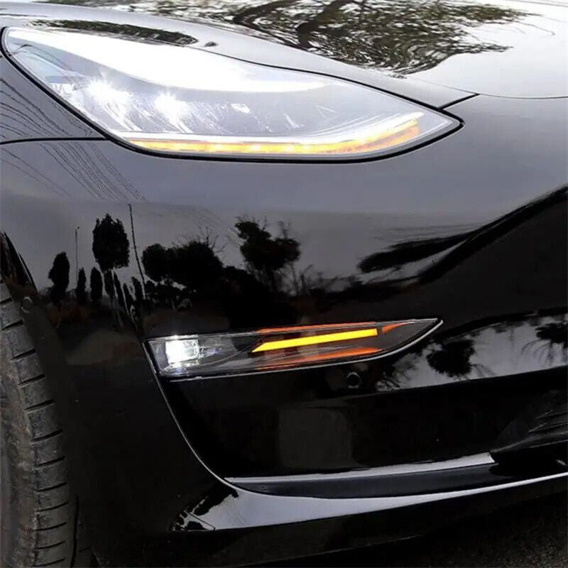 1077392-00-E Bumper Fog Light Lamp DRL Right Side for Tesla MODEL 3 Y 2019-2023