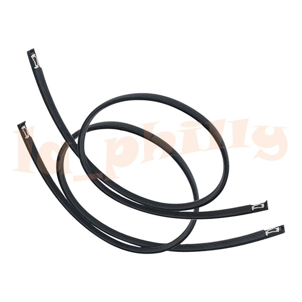 Fit for Honda Fit Jazz 2007-2008 Black Rubber RHLH Side Roof Drip Moulding Trim