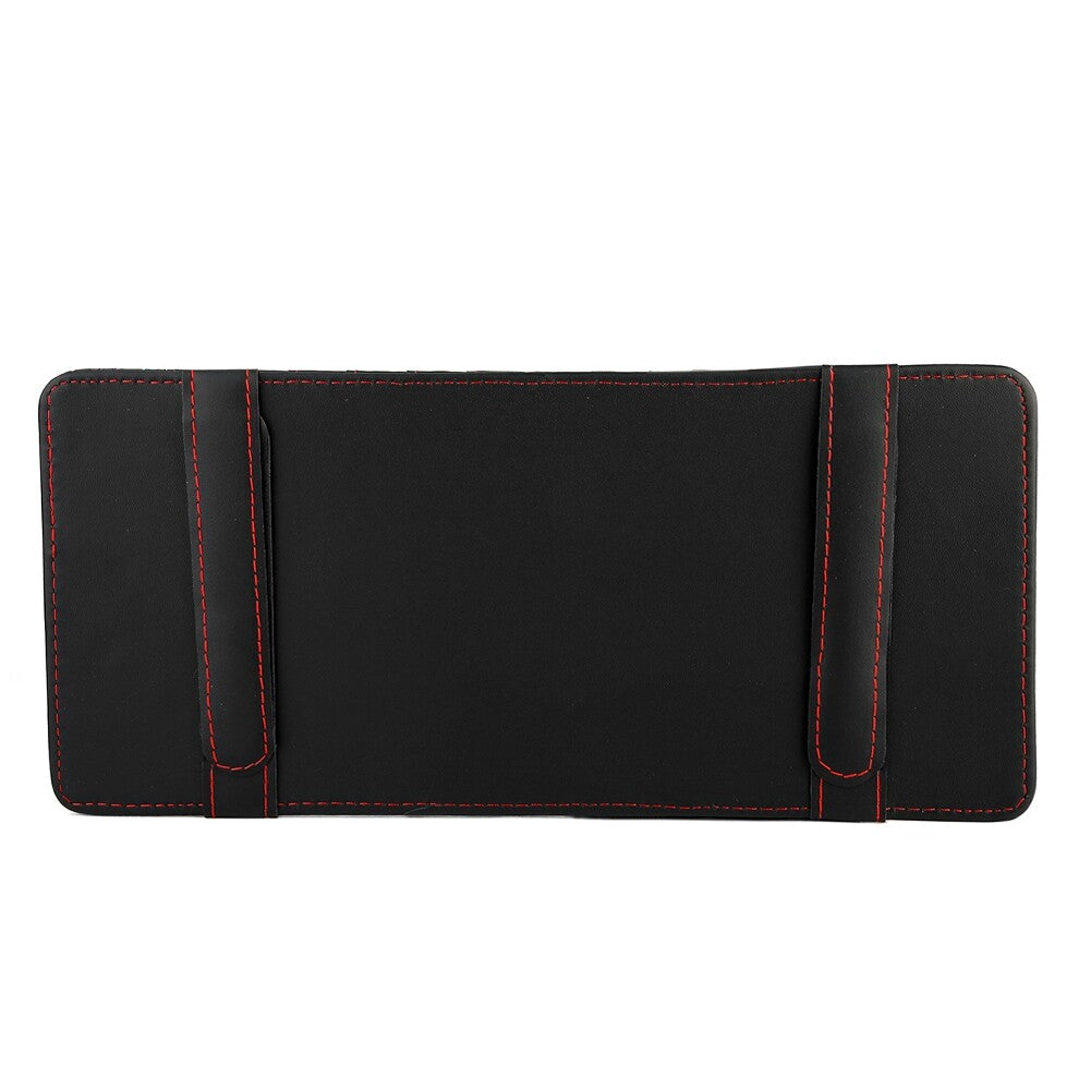New Multi Functional New Sun Visor CD Organizer Holder PU Leather Disc Card