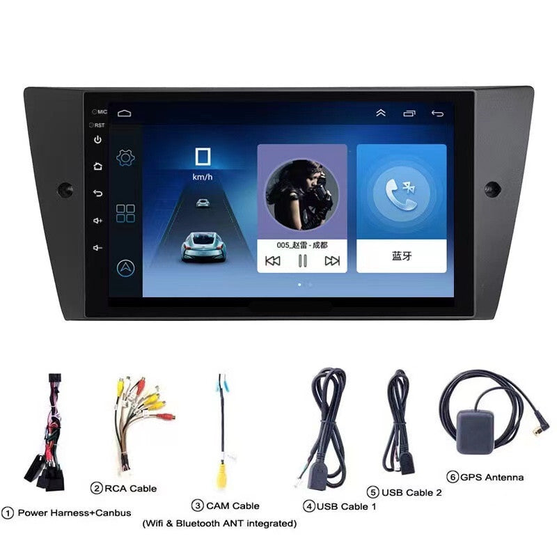 9in Android Autoradio Multimedia Head Unit GPS Navigation for BMW 3-Series E90