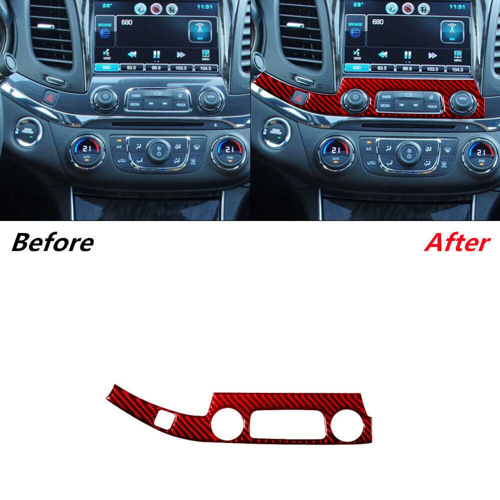 2x Red Carbon Fiber Interior Overhead Light Cover Trim for Lexus RX300 1998-2003 v