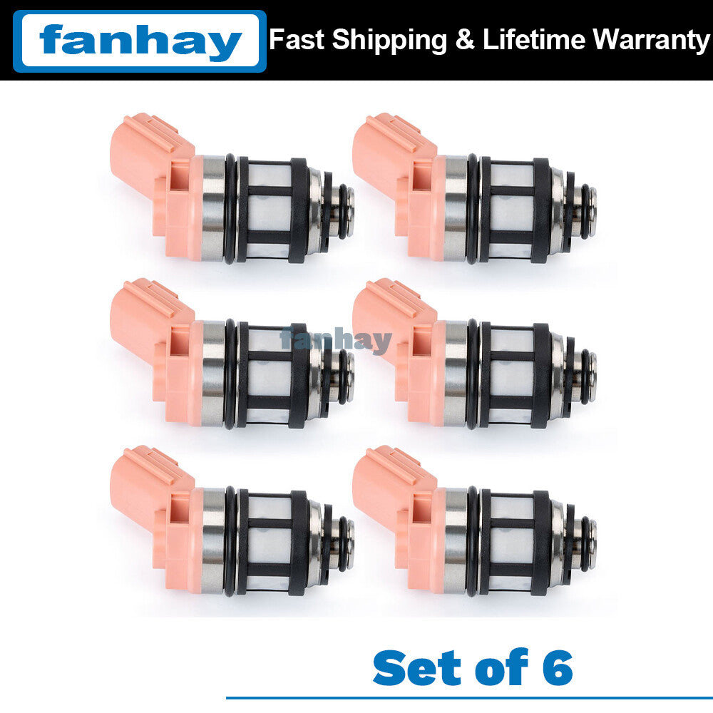 6PCS Fuel Injectors for Mercury Villager Frontier 842-18124 3.0L 3.3L 1999-2002