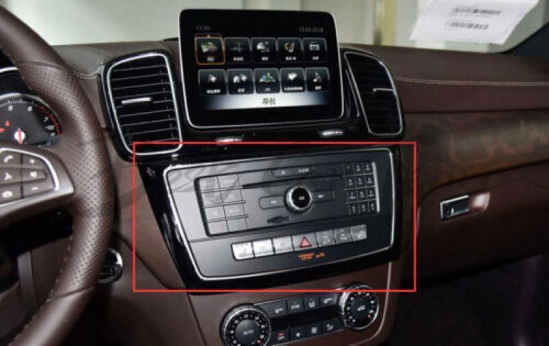 for Benz GLS GLE 2016-19 Brown Wood Grain Volume Switch Button Panel Cover Trim