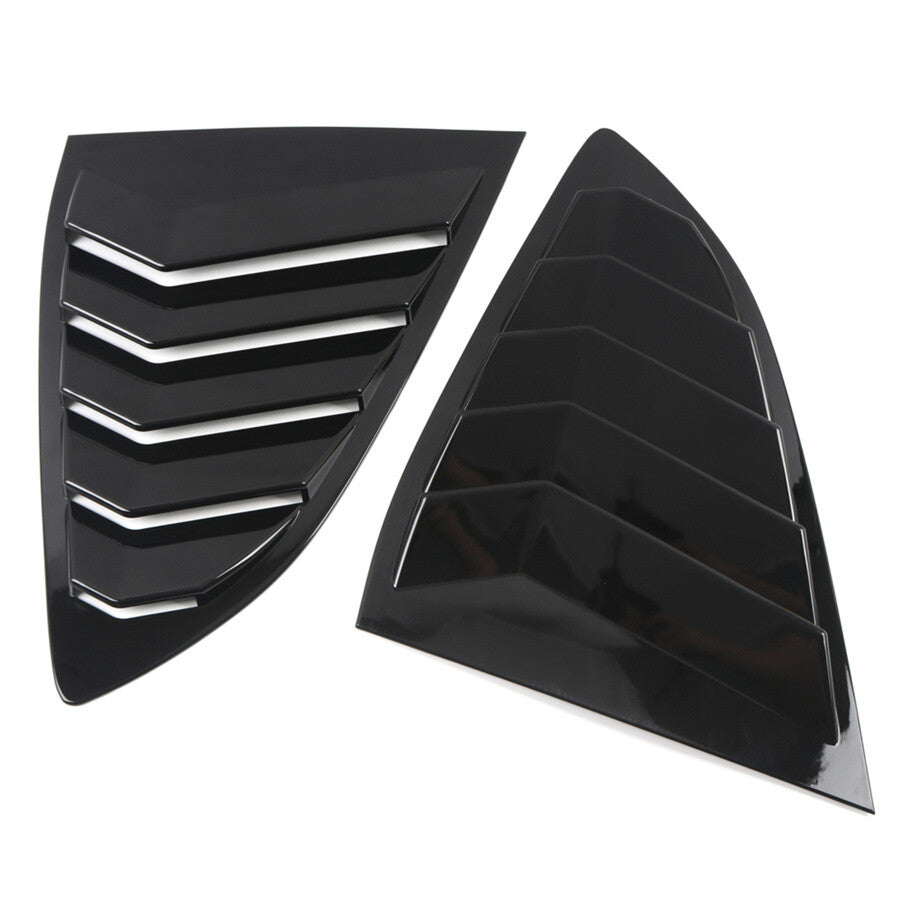 2× Rear Window Shutters Louvers Blinds Cover Trim for Honda CRV EX Sport Utility