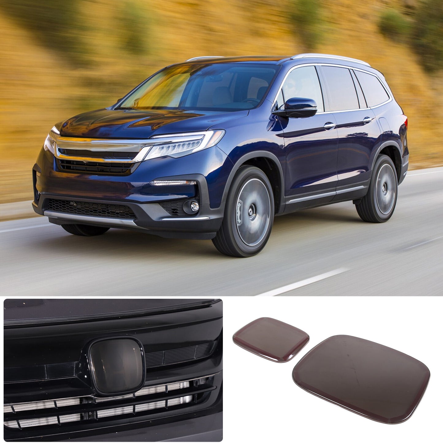 ABS carbon fiber side mirror base L-shaped trim  for ford  Maverick 22-24
