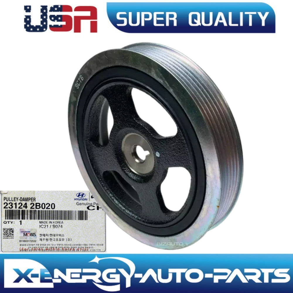 Crankshaft Damper Pulley For 2010-2020 for Kia for Hyundai Models 231242B020