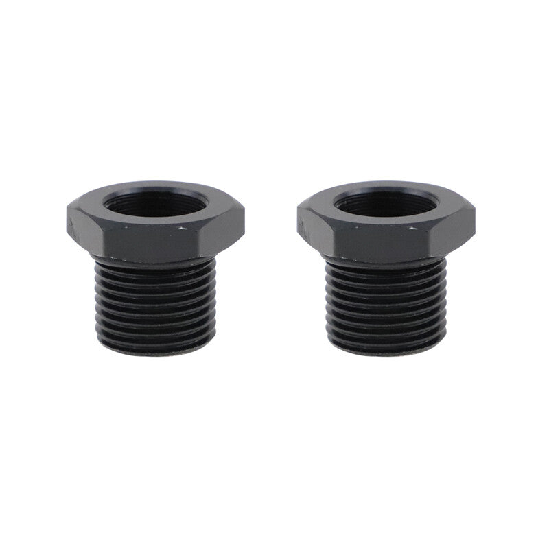 2PCS Black 5/8-24 to 3/4-16 Automotive Threaded Oil Filter Adapter