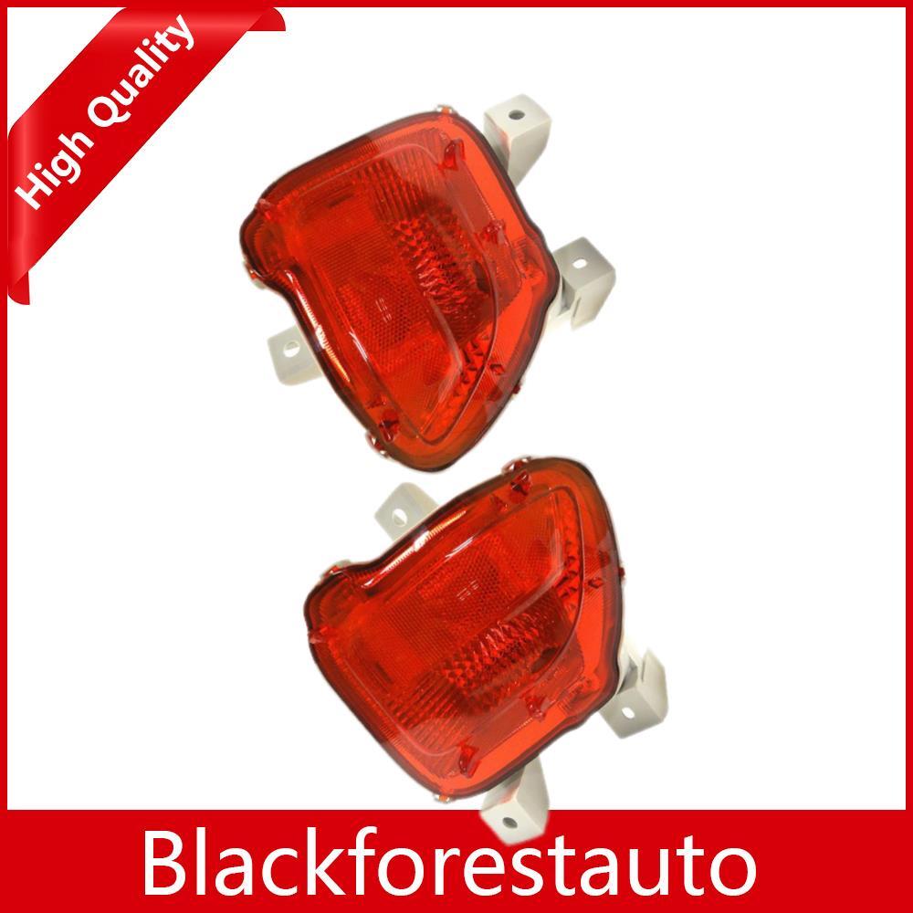 2Pcs Rear Left Right Side Bumper Tail Fog Light Fits For RAV4 2005-2012