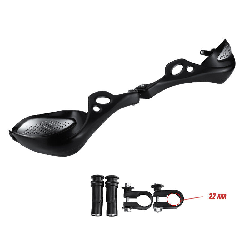 Durable Motorcycle Hand Guard Handlebar Wind Spoiler Deflector Protective Shield v