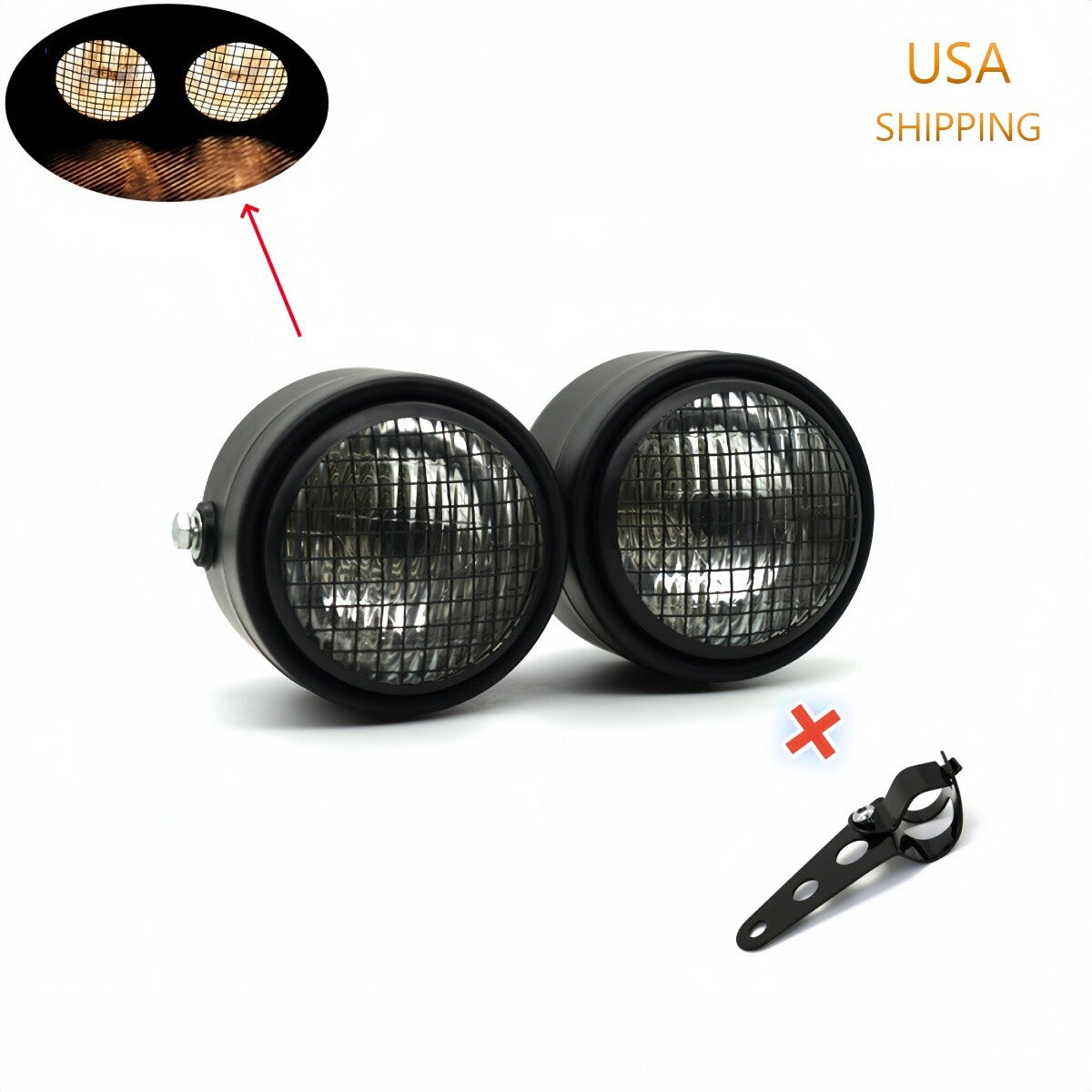 Z'oblem Transparent LED Rear Bumper Side Marker Lights for 03-08 Z4 E85 Roadster H