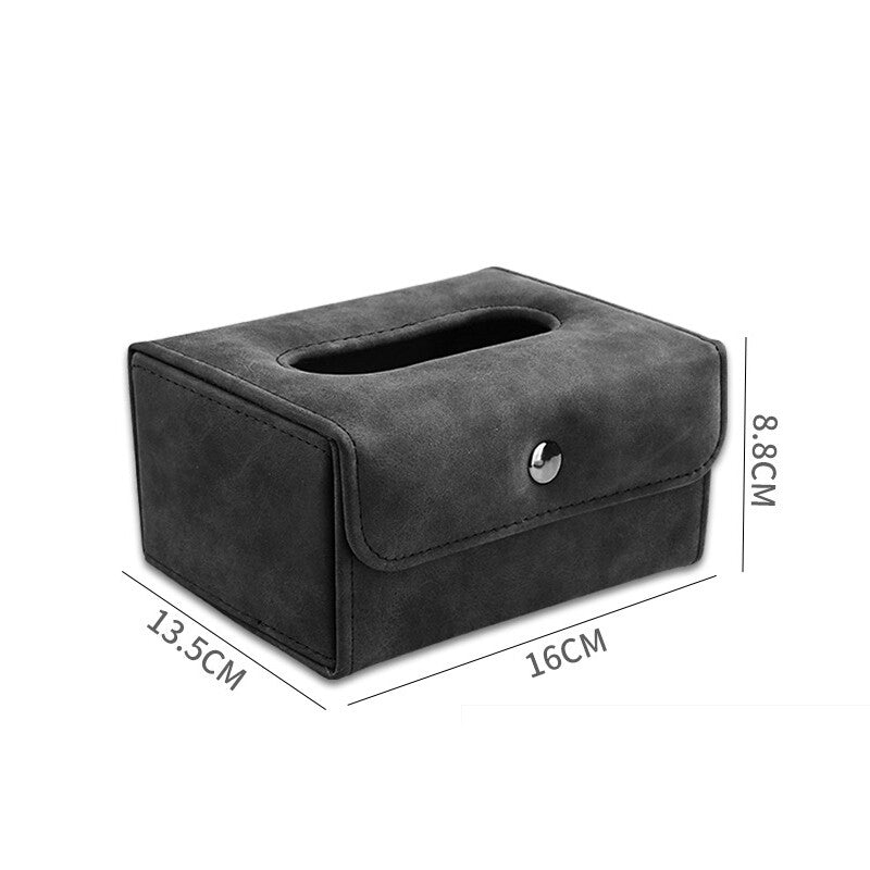 1-pack car tissue holder/napkin box suitable for car sun visors and for seat back armrests - n