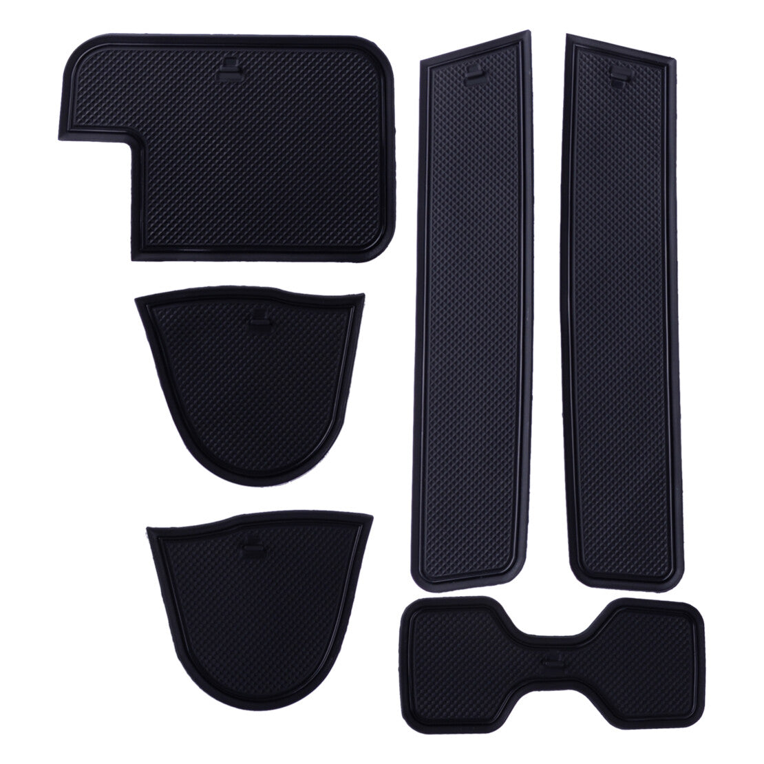 Door Gate Slot Cup Holder Mat Kit Fit for Navara NP300 D23 2015-2022 v