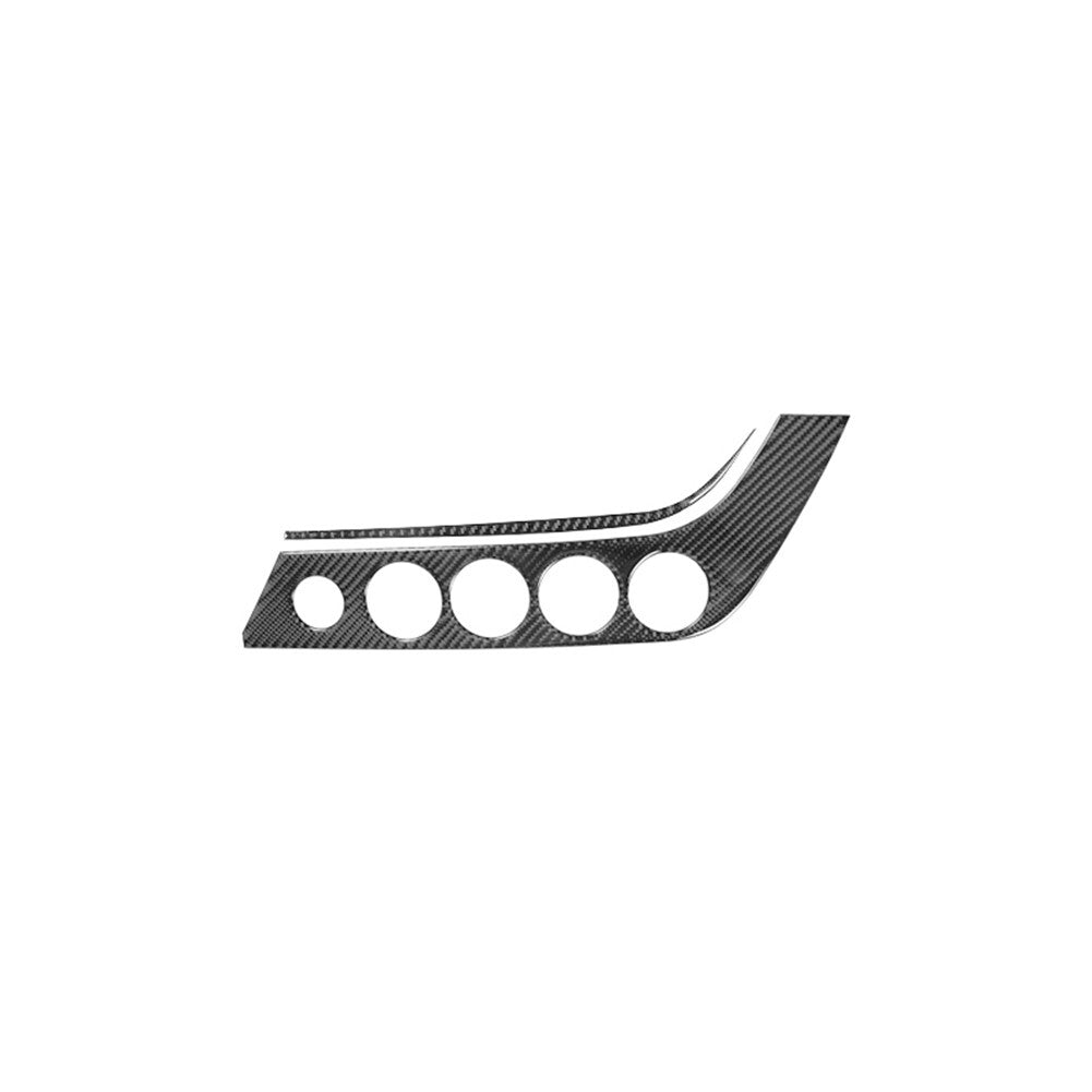 4x Rear Door Handle Trim Cover Interior Carbon Fiber for VW for Passat 2006-2011 Red v