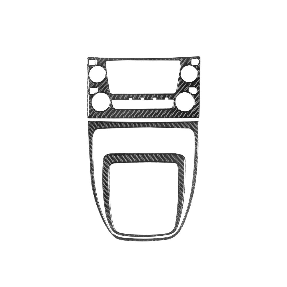 For Lancer Carbon Fiber Speedometer Steering Wheel Button Cover Trim v