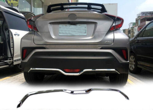 Chrome Car Rear Bumper Protector Strip Cover Trim for Toyota CHR C-HR 2016-2020