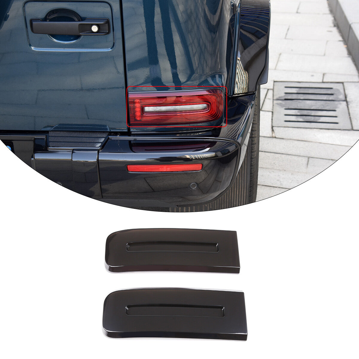 Right passenger mirror corner triangle molding fender for Cadillac SRX 2010-2016- v