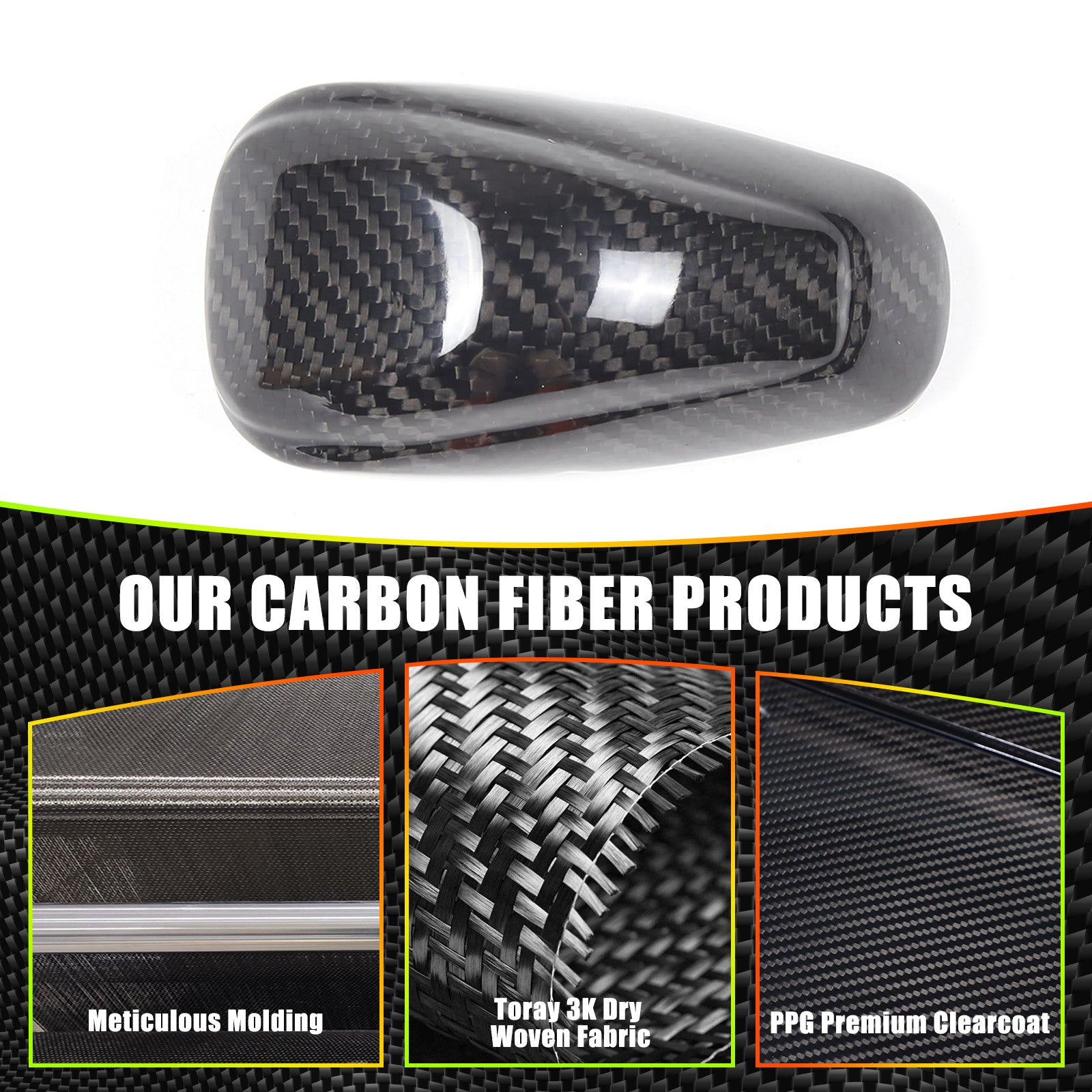Carbon Fiber Steering Wheel Center Surround Protective Cover for Corvette C8 2020 - 2023- v