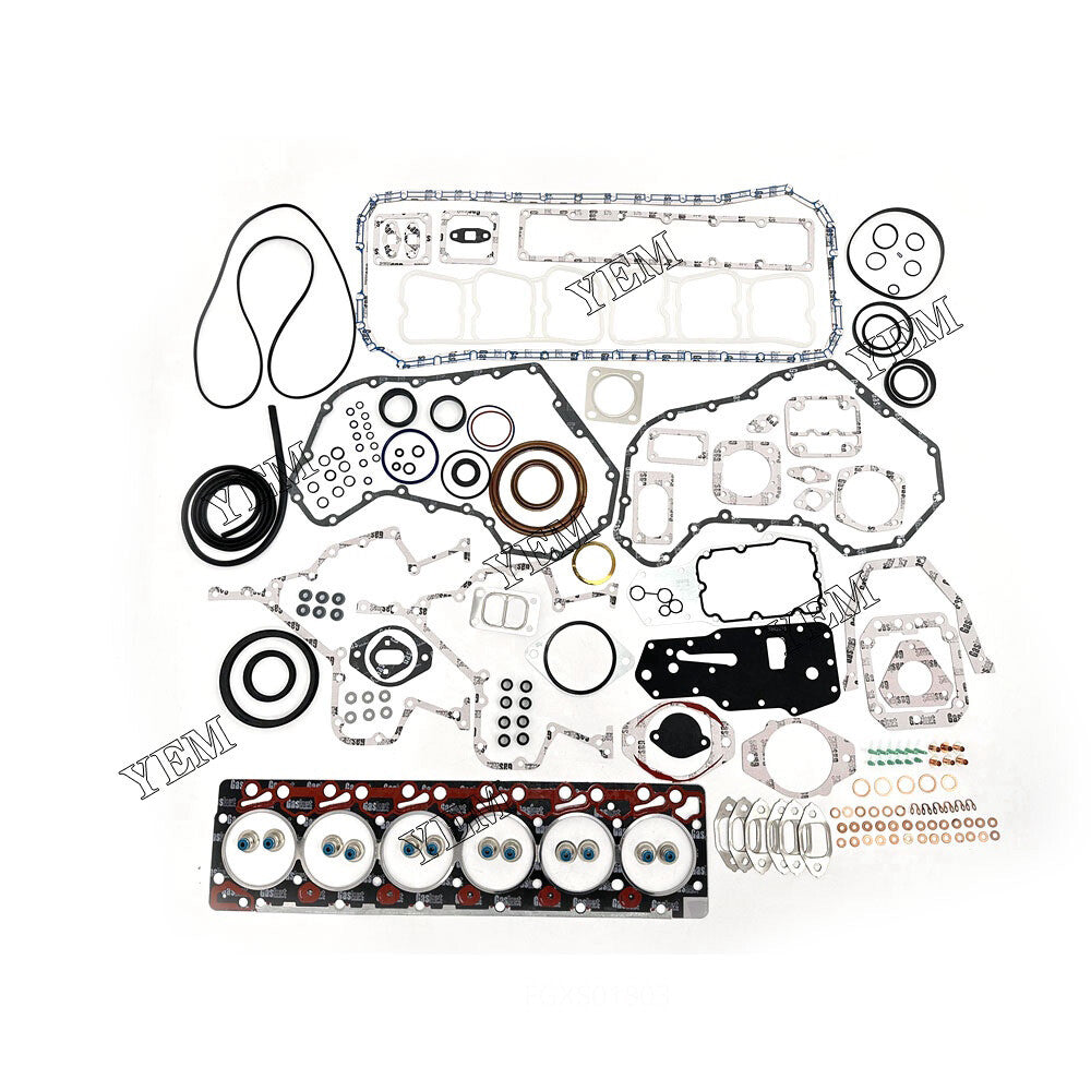 6D102 Full Gasket Kit For Komatsu Diesel Engine For Komatsu Overhual Gasket Kit