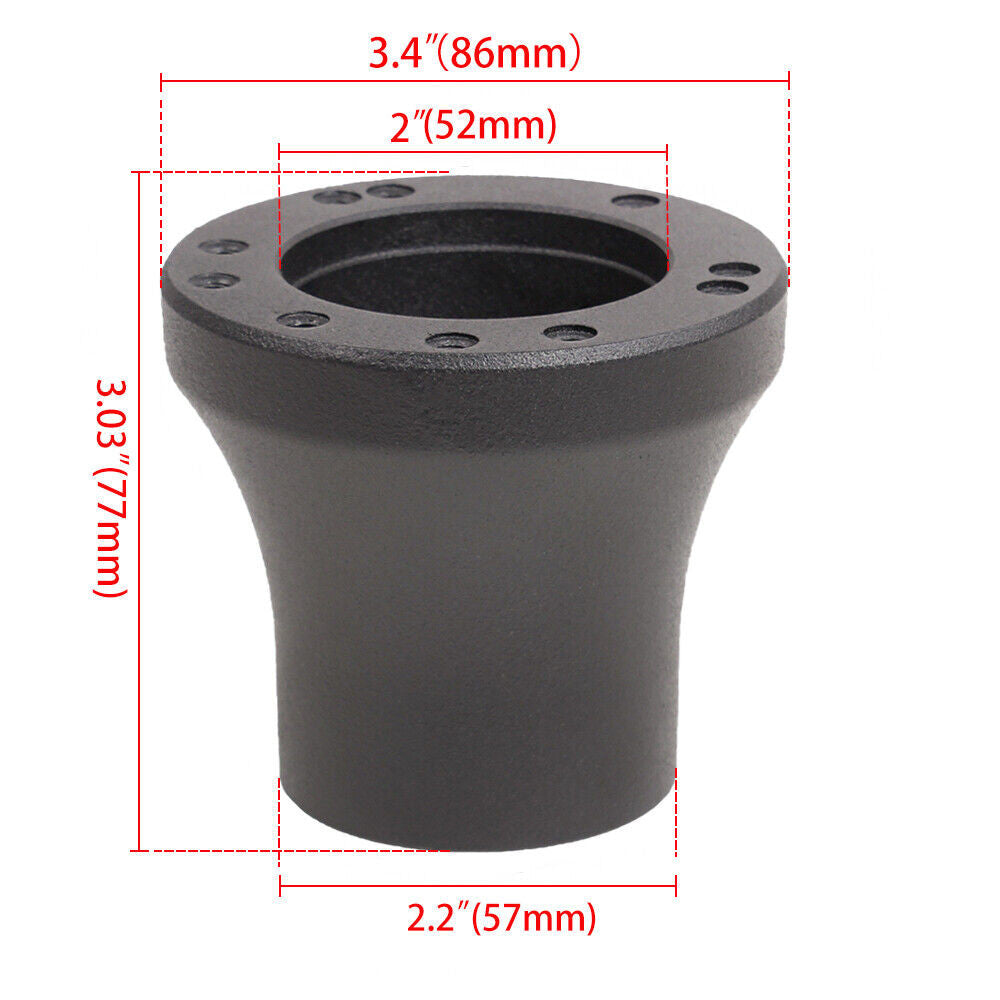 Black 5/6 Hole Steering Wheel Hub Adapter For Club Car for DS for Golf Cart 1985-2013 Q