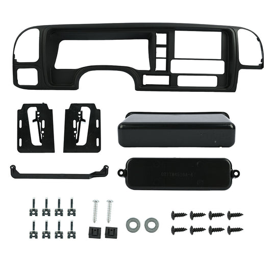 Double Din Dash Bezel Trim Cover Kit For 1995-2002 for GMC Full-Size Truck SUV