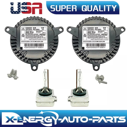 2x New For 10-15 for Chevy Camaro Xenon Ballast  D1S Bulb Kit Control Unit Module