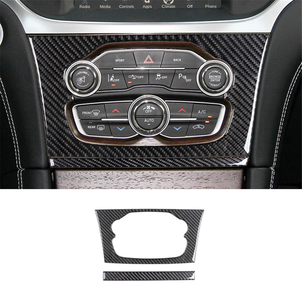 4Pcs for Corvette C6 Carbon Fiber Window Switch Lift Panel Cover Trim v