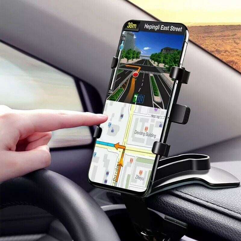 Black 360¡ã Rotation Car Rear View Mirror Mount Stand For GPS Cell Phone Holder