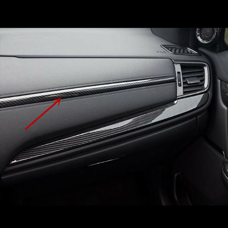 for Audi Q5 SQ5 2018-2023 Carbon Fiber Center Console AC Air Outlet Vent Trim- v