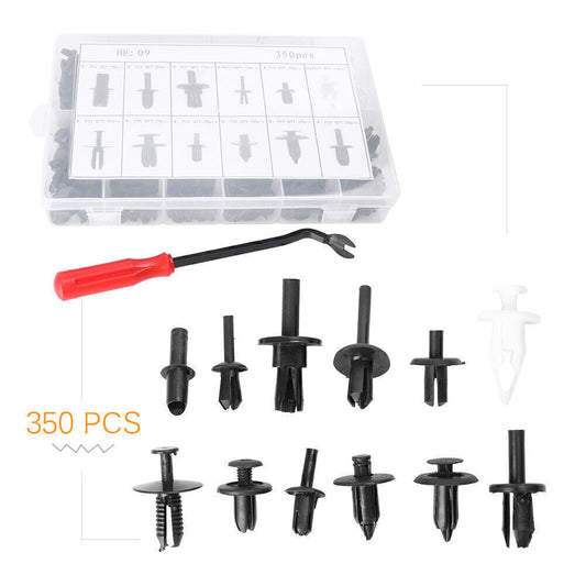 350x Car Push Retainer Pin Rivet Trim Clip Panel Moulding Assortments Plastic Q