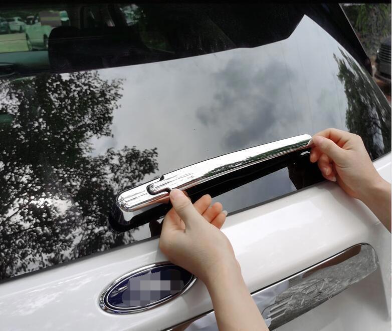 3X ABS Chrome Style Tail Rear Window Wipers for Ford Explorer 20-2024 Cover Trim
