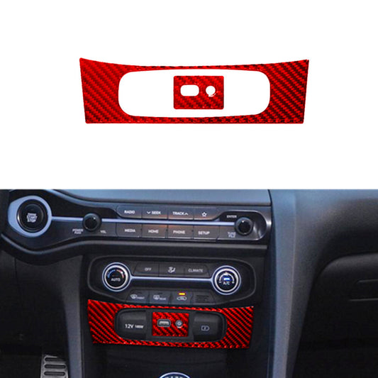 4Pcs Carbon Fiber Interior Door Handle Cover Trim for Dodge Charger 2015-2022 A v