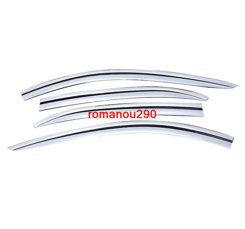 for Buick Encore 2013-2023 silver Window Visors Sun Rain Guard Vent Deflectors