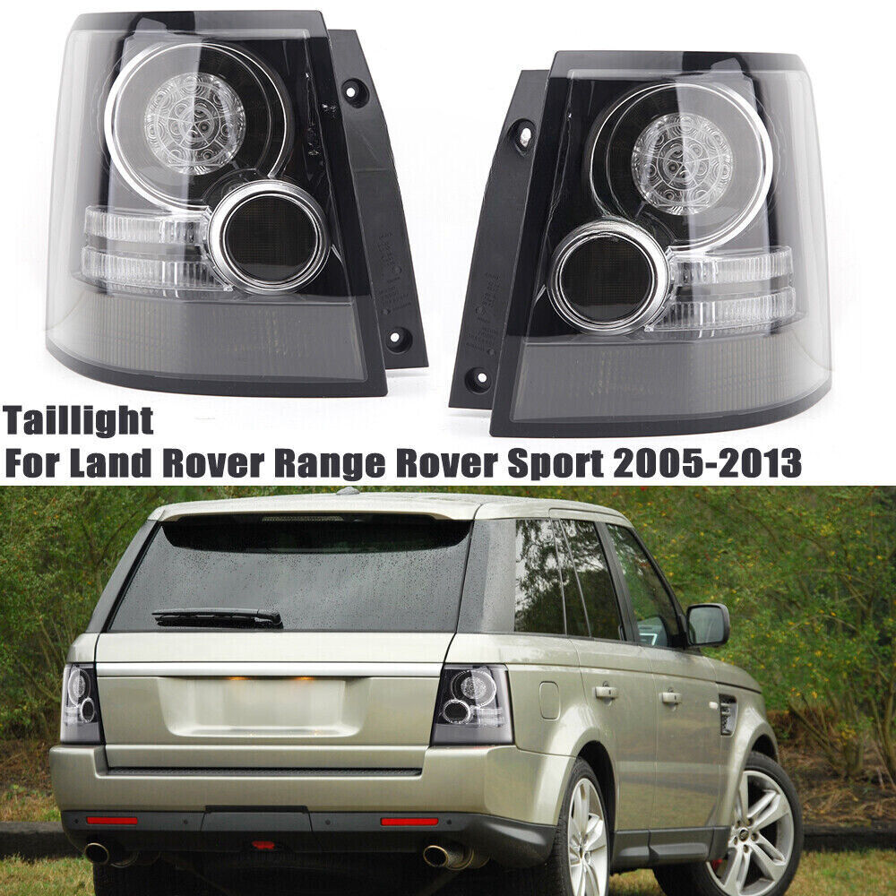 2PC for Land Rover for Range Rover Sport 2005-2013 Smoked Rear Tail Light Brake Lamp