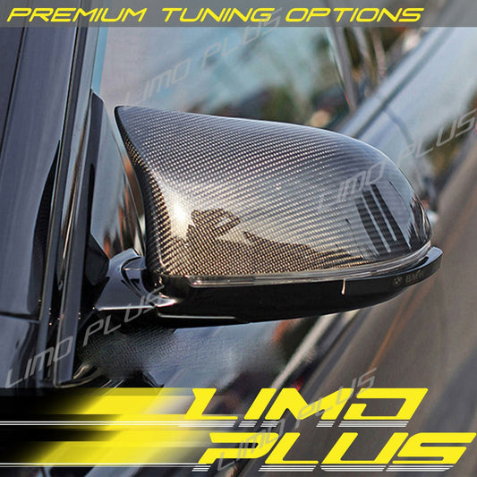Real Carbon Fiber Side Mirror Cover Caps for BMW X5 F15 X6 F16 2014 2015-2018 Q